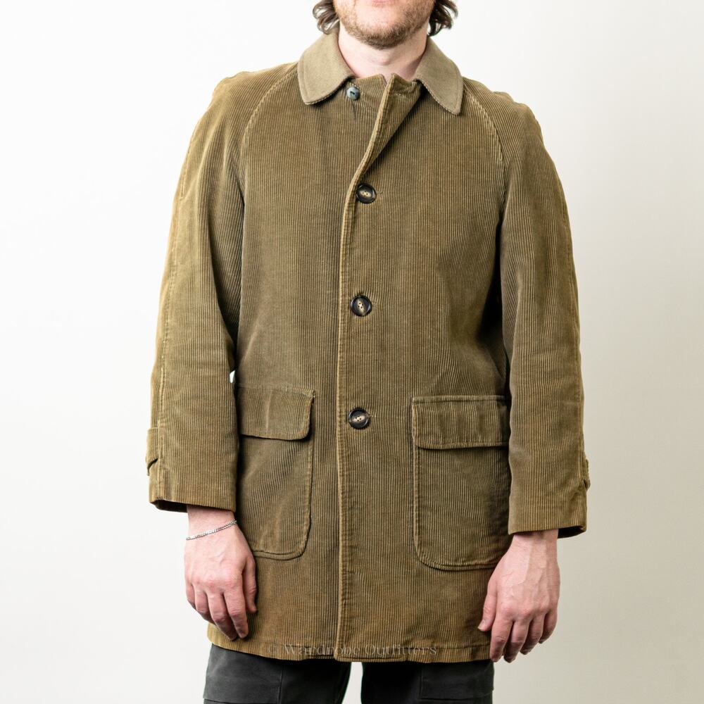 Vintage 1960's Cresco Corduroy Sherpa Lined Collared Coat - Picture 2 of 12